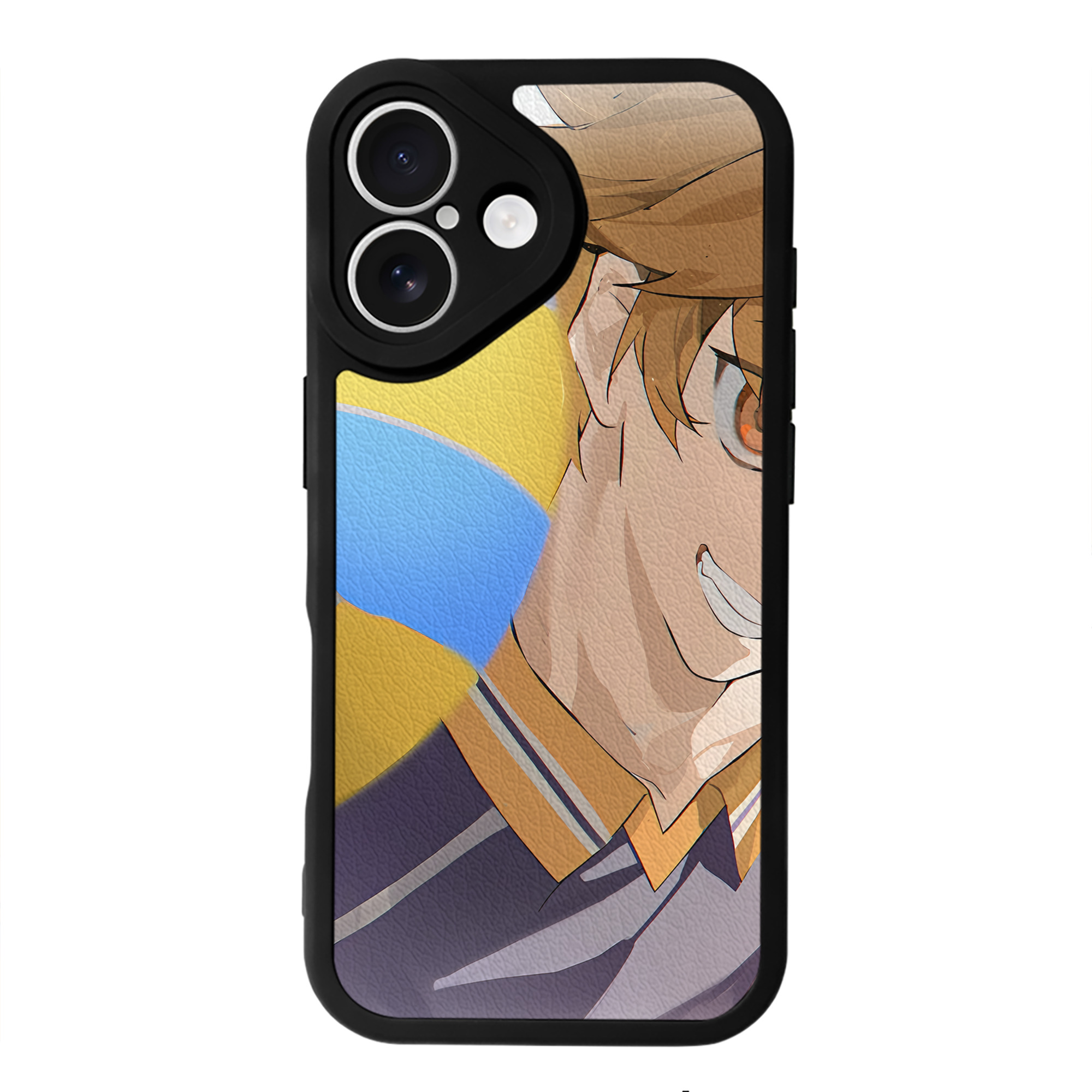 （画像用） ハイキュー!! Haikyu!! 【iPhone 16シリーズ対応】シリコンスマホケース（レザー調） 材質：シリコン